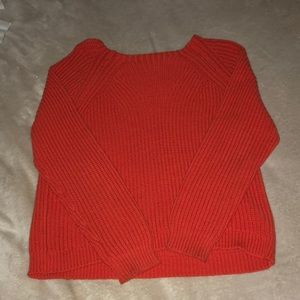 J.Crew Bright Orange Sweater